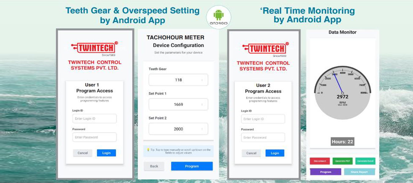 Advanced Digital Tachohour Meter Android App